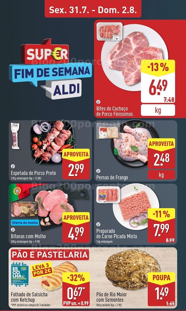 Antevisão Folheto ALDI Promoções de 27 julho a 2 agosto